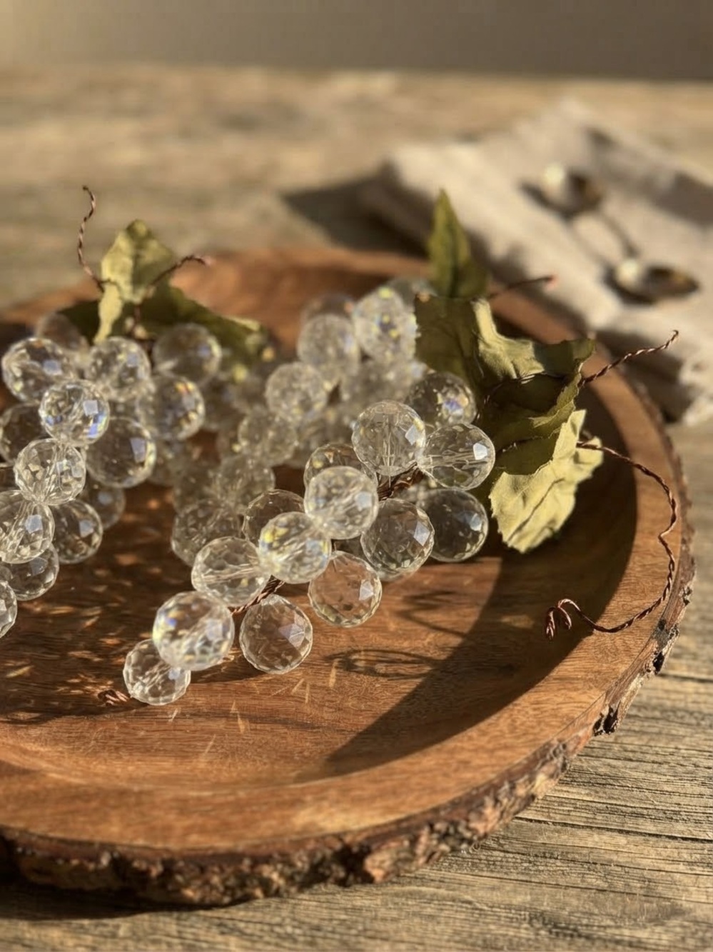 Vintage Faceted Beaded Grape Clusters 🍇